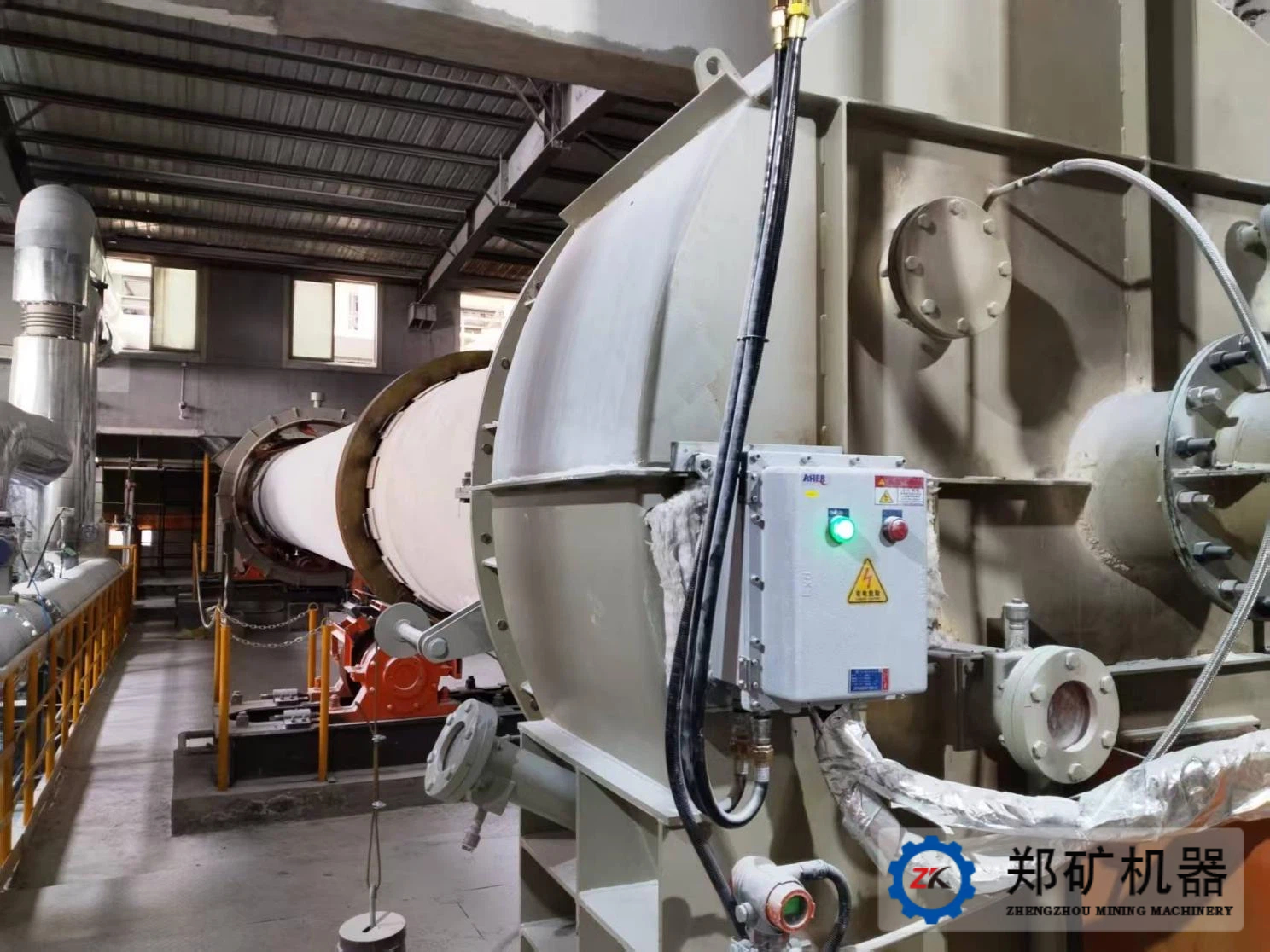 丹东氢氧化镁煅烧氧化镁系统交付，φ1.6×20m回转窑实现高精度控温与节能运行